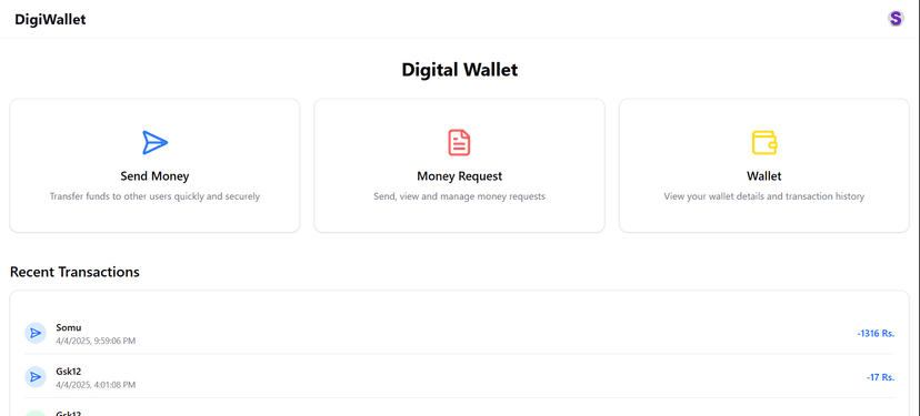 Digital Wallet Management System